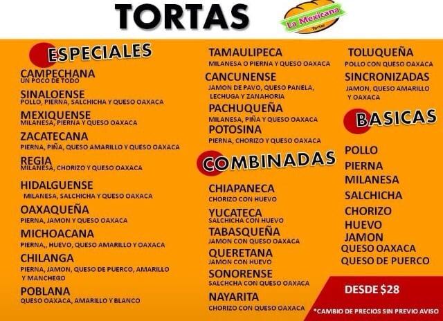 menu-at-tortas-la-mexicana-restaurant-merida-calle-49-265