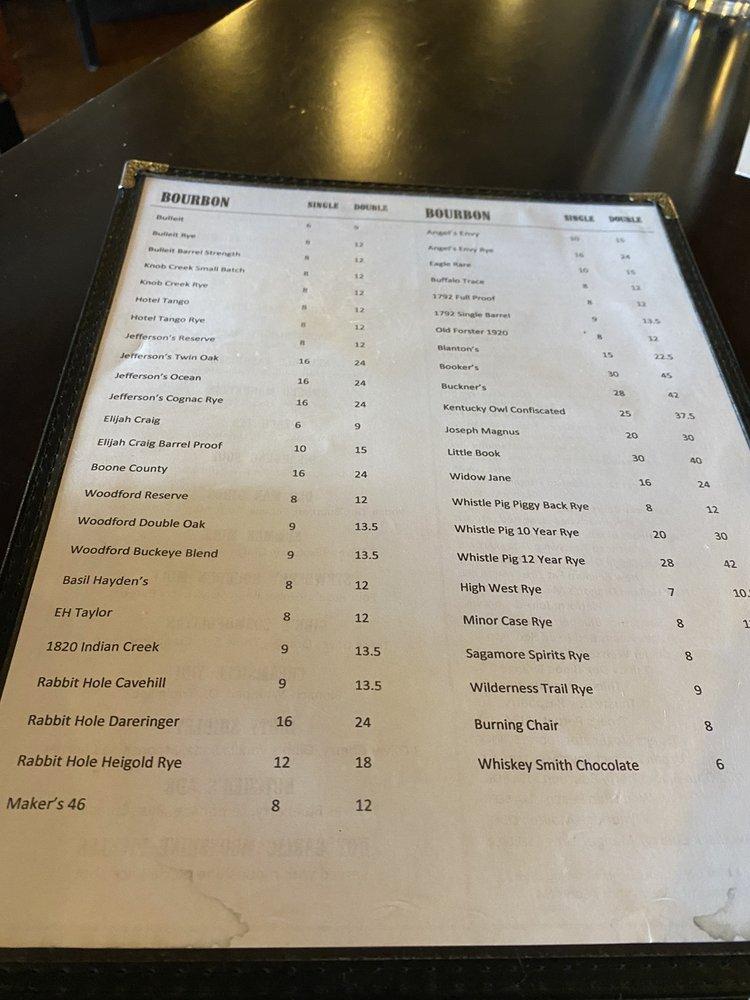 Menu at Gibbs Butcher and Brews restaurant, Olmsted Falls