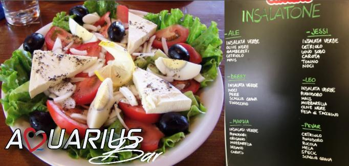 Menu di Aquarius BAR 