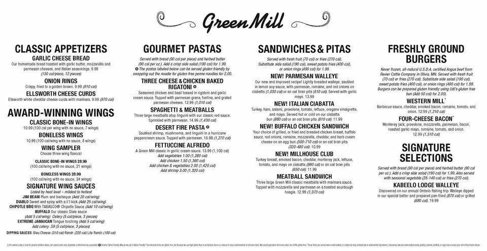 Menu At Green Mill Restaurant Bar St Cloud 100 4th Ave S menu-at-green-mill-restaurant-bar-st-cloud-100-4th-ave-s