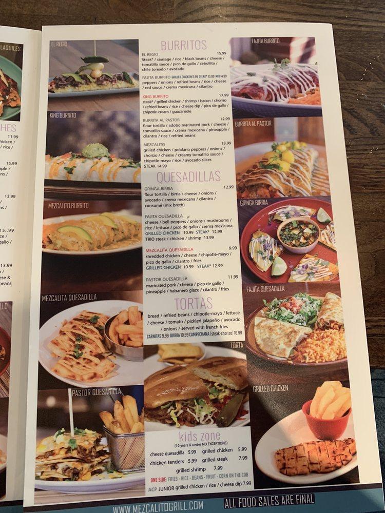Menu at La Rancherita Grill & Tequila Bar of Greenville, Greenville