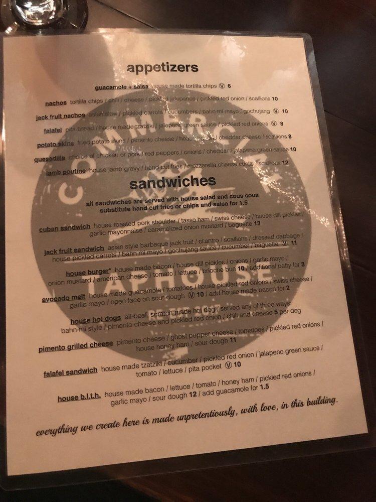 Menu at Commercial Taphouse and Grill pub & bar, Richmond