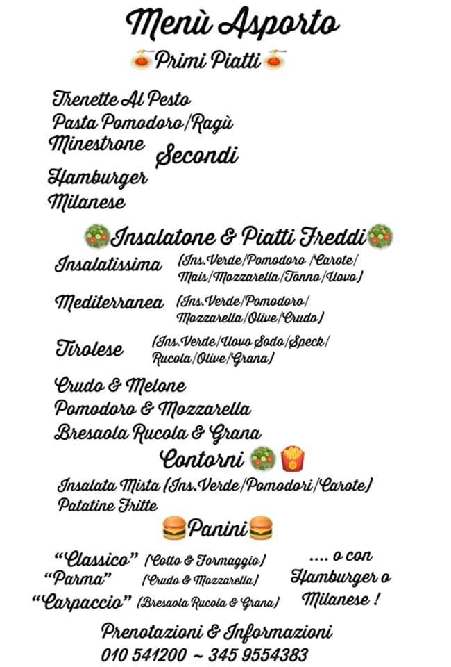 Menu di Al Convivio Genova 