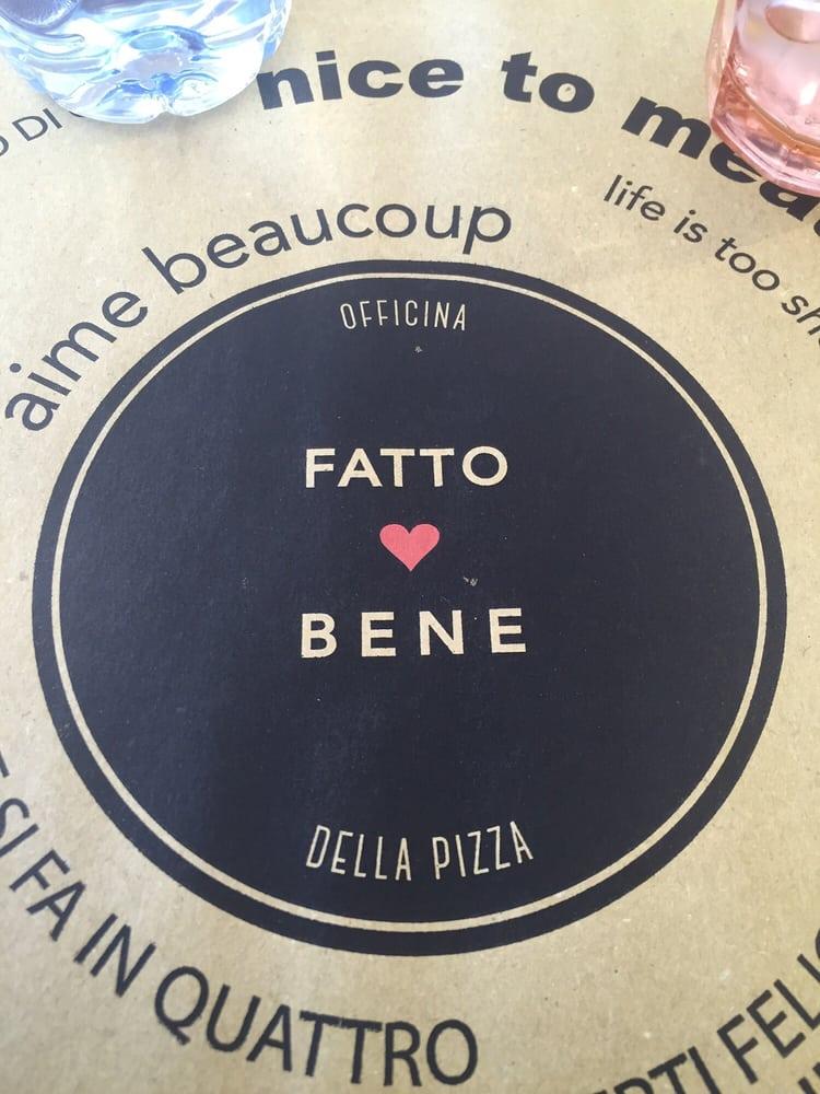 Fatto Bene Pizzeria Sainte Maxime Critiques De Restaurant