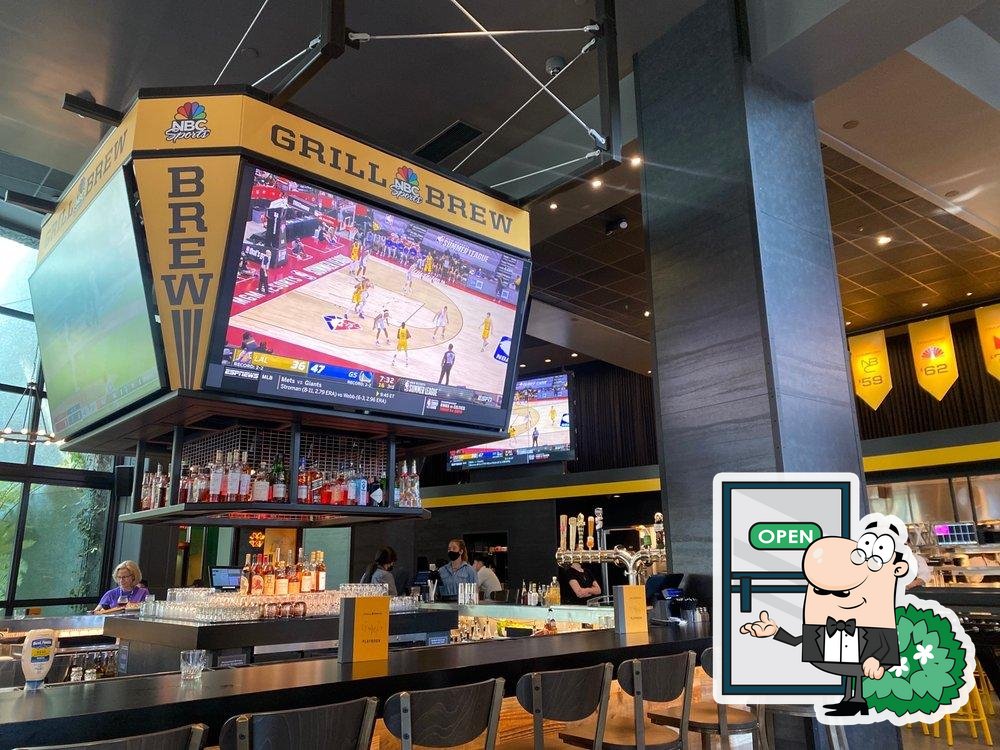 Grand opening date announced for NBC Sports Grill & Brew