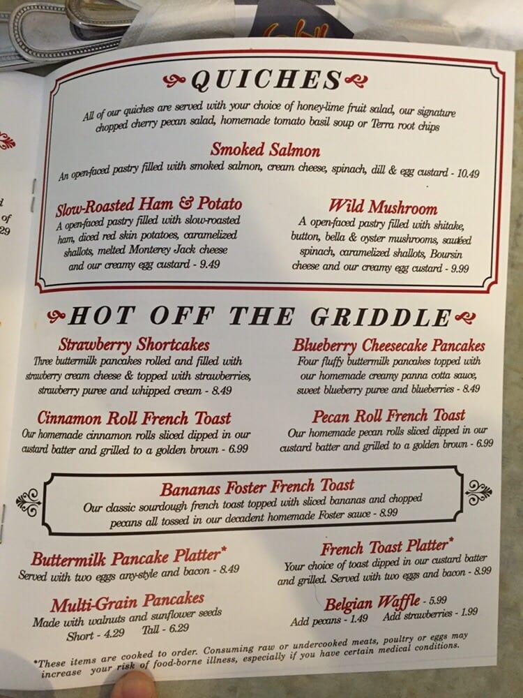 Menu at The Omelette Shoppe restaurant, Traverse City, 124 Cass St