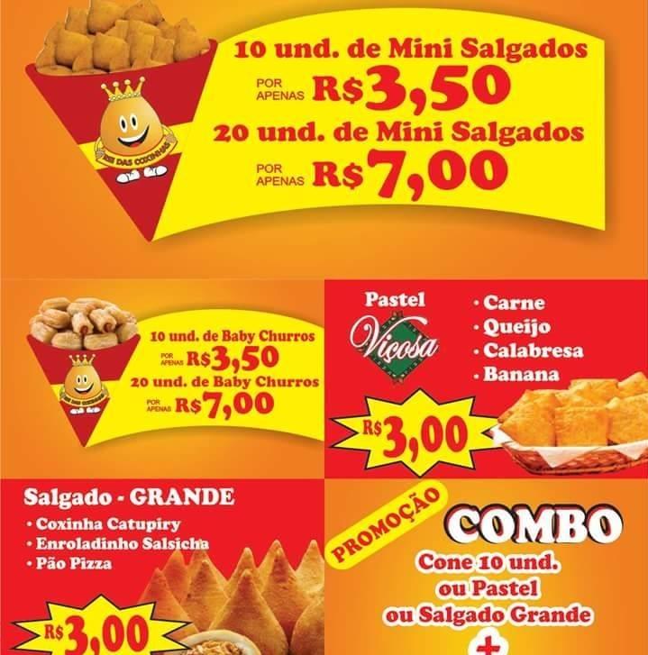 Rei das Coxinhas cafeteria, Brasília, SCLN 316 BLOCO B LOJA 15 ...