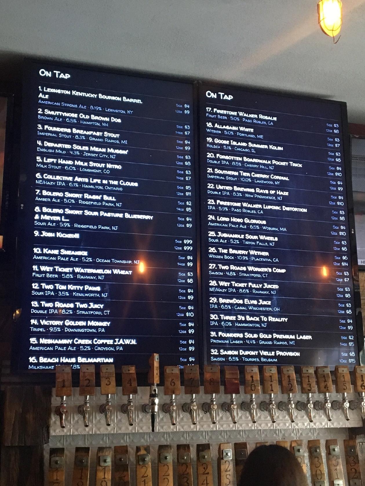 Menu at Ava's Kitchen & Bar, Kenilworth