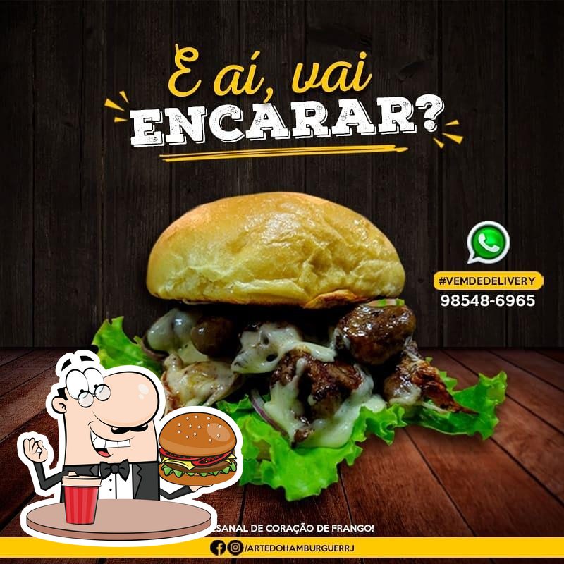 A arte do hamburguer