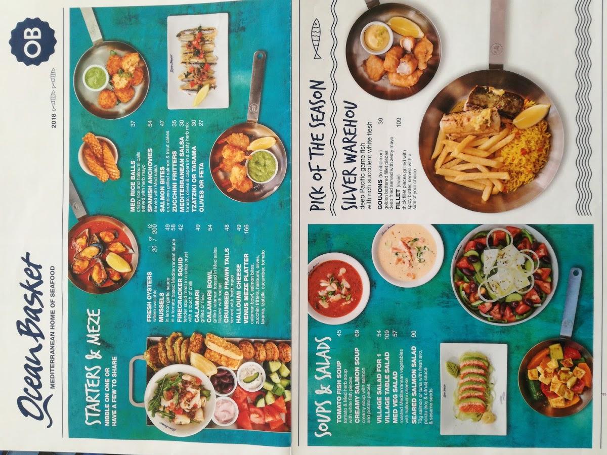 Menu at Ocean Basket Vanderbijlpark restaurant, Vanderbijlpark, Shop 25
