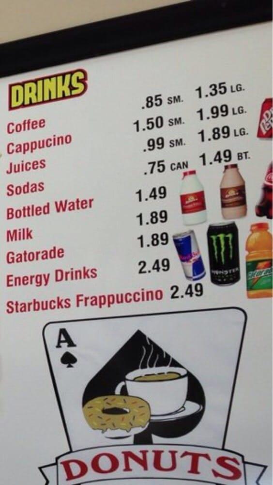 Menu At Ace Donuts Jennings 