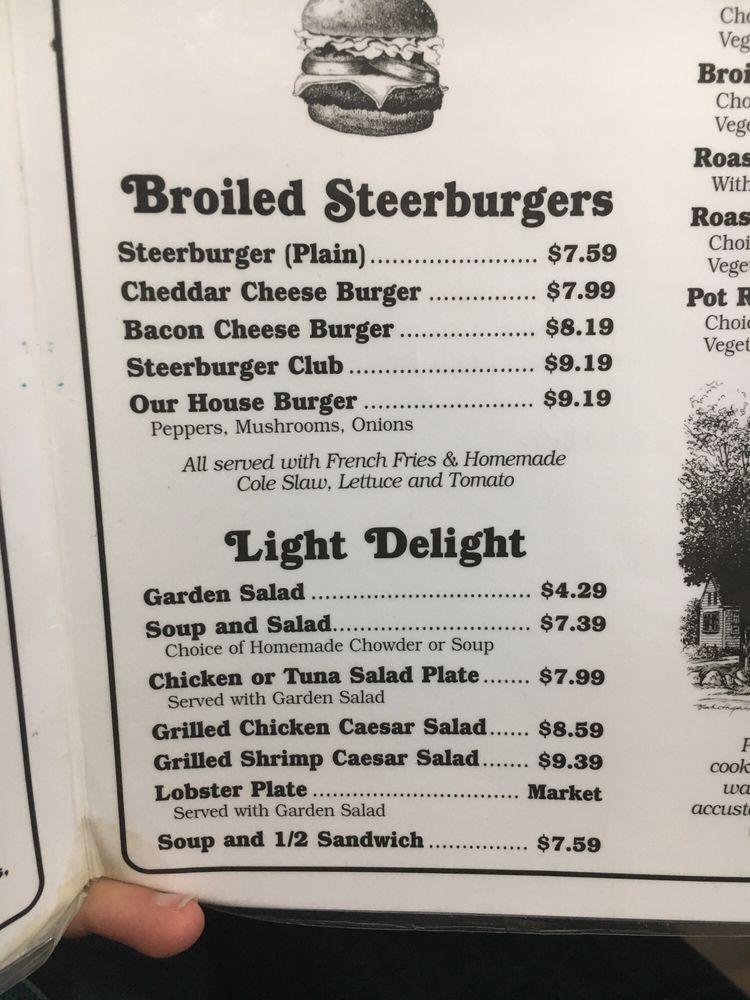 Menu at Village Pancake House restaurant, Rowley