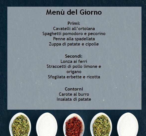 Menu di Al Polo 