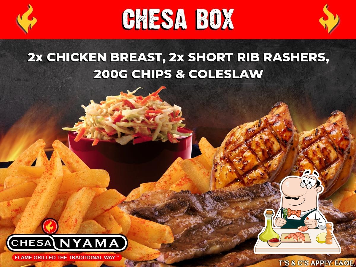 ChesaNyama restaurant, Steelpoort - Restaurant menu