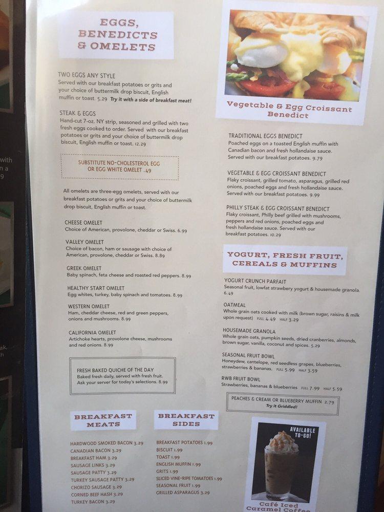 Menu at Peach Valley Café cafe, Heathrow, International Pkwy