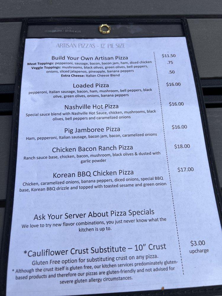 Menu at Yard Goat Ales pub & bar, Huntingburg