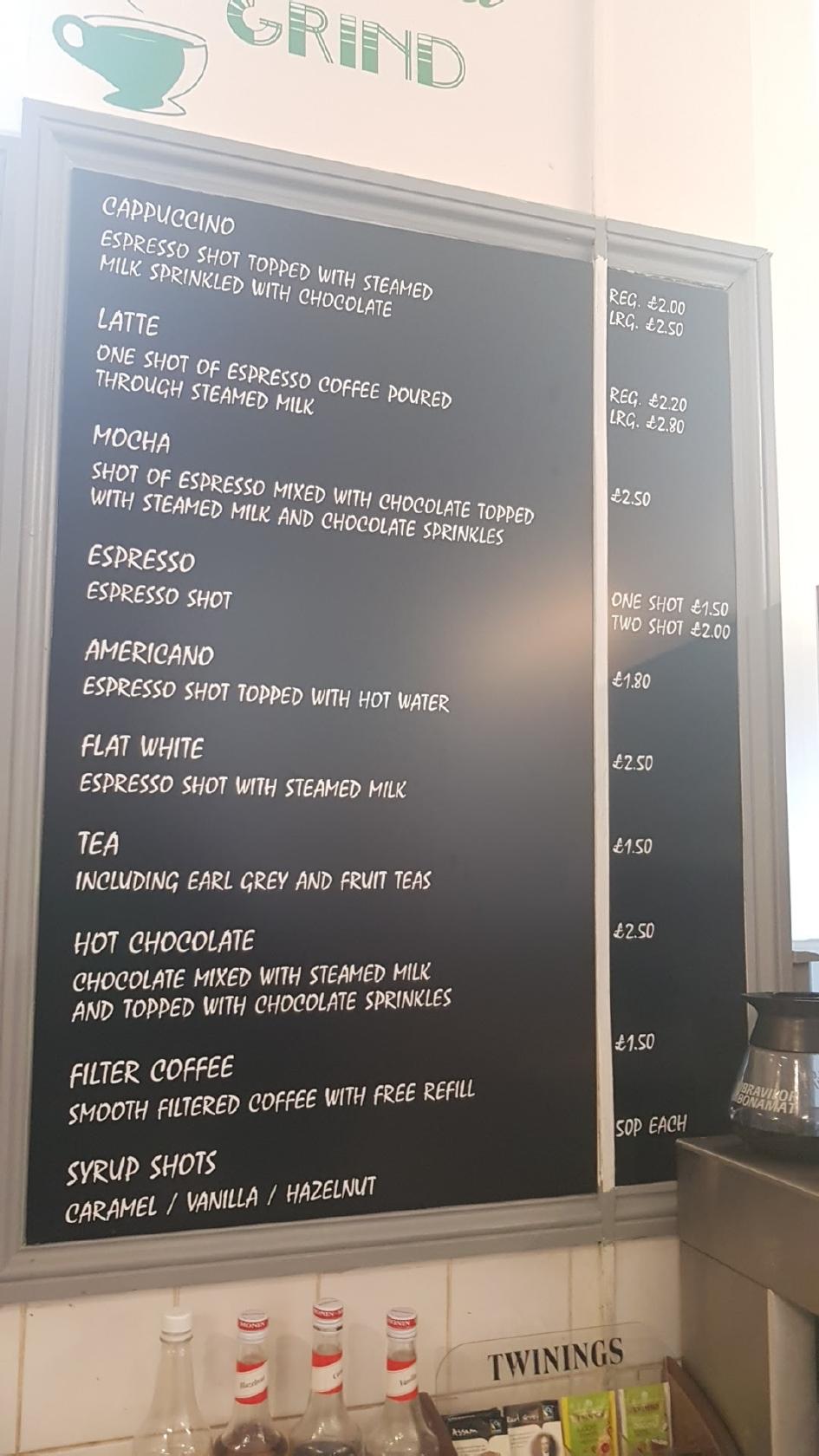 Menu at The Pumphouse Cafe, Wellingborough