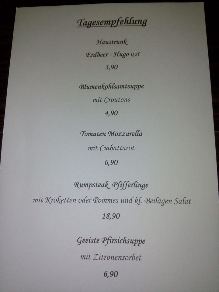 Speisekarte von Landhotel Windhof restaurant, Schweighofen