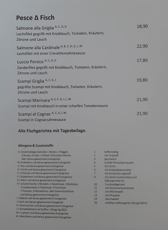 Speisekarte von Bene-deto restaurant, Magdeburg