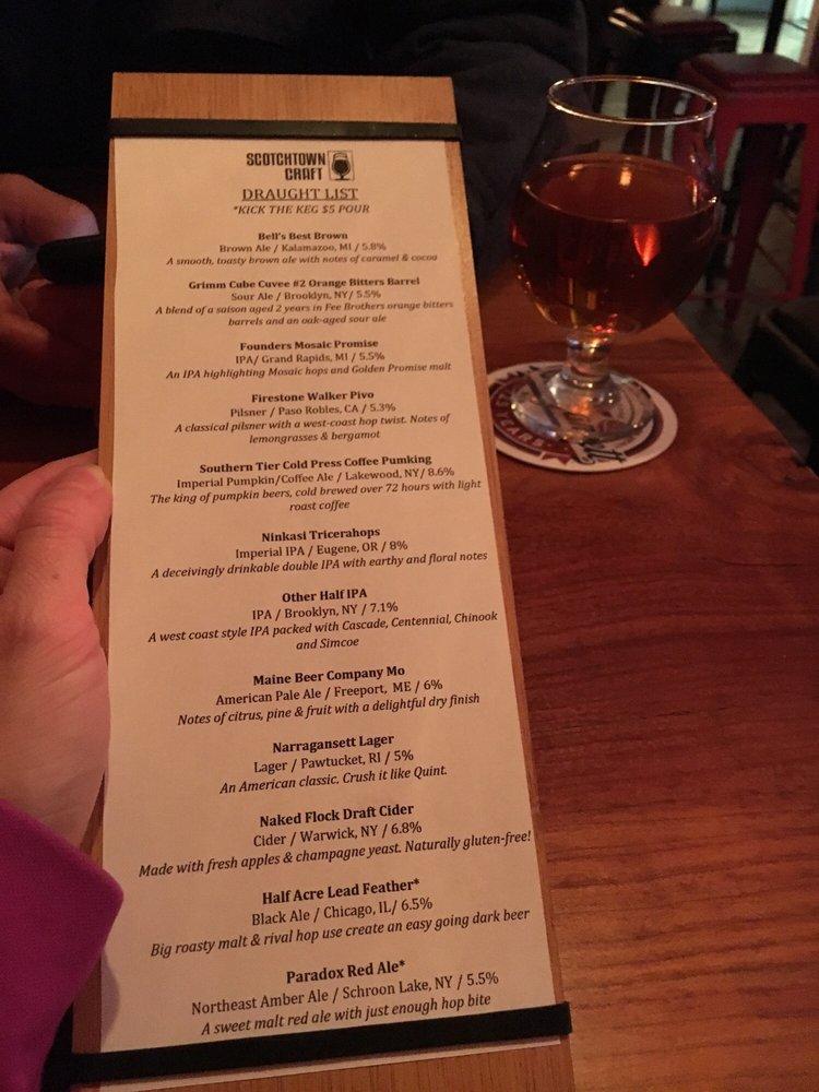 Menu at Scotchtown Craft pub & bar, Scotchtown