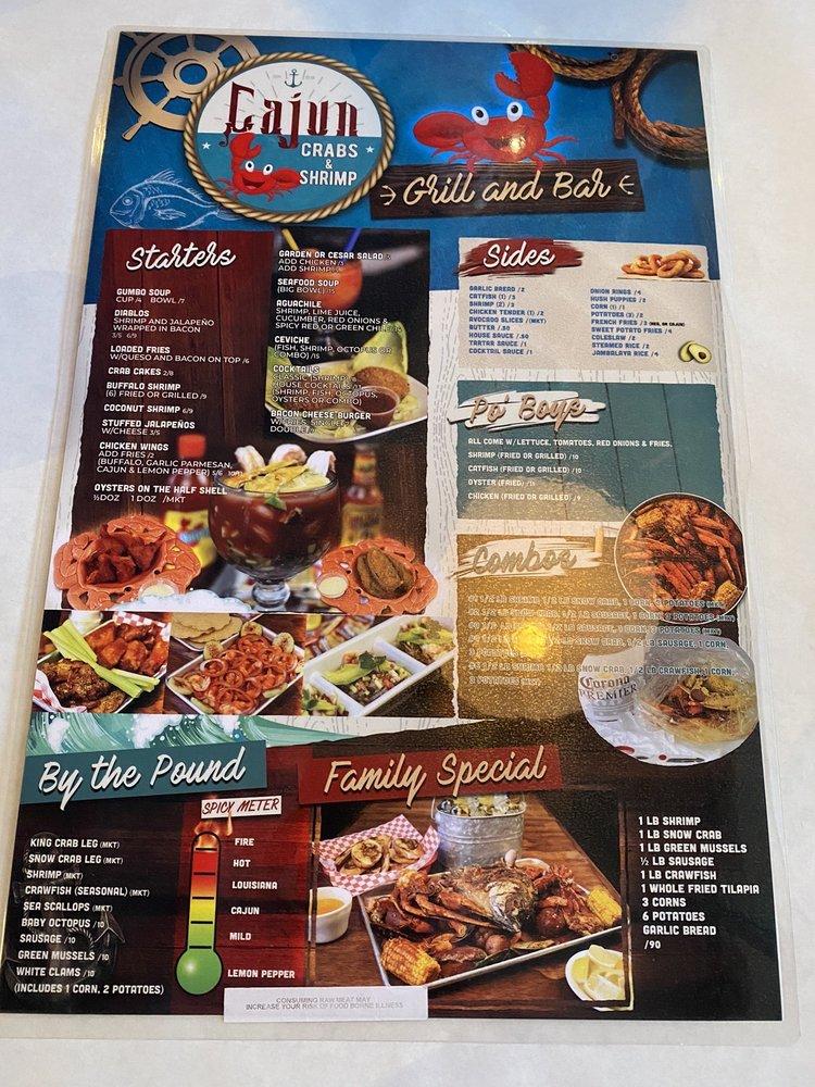 Menu at Cajun Crabs & Shrimp 2, Round Rock restaurant, Round Rock