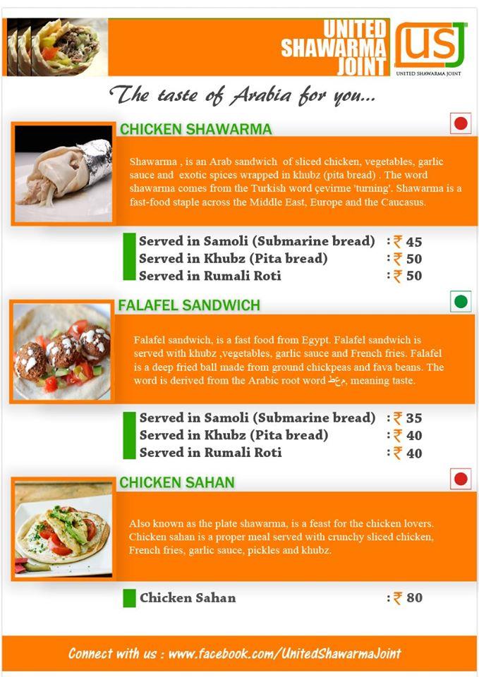 United Shawarma Joint, Hyderabad