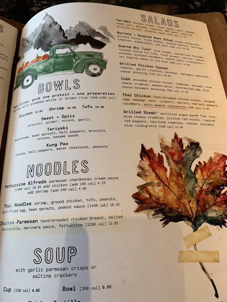 Menu at Lazy Dog Restaurant &amp; Bar, Arlington