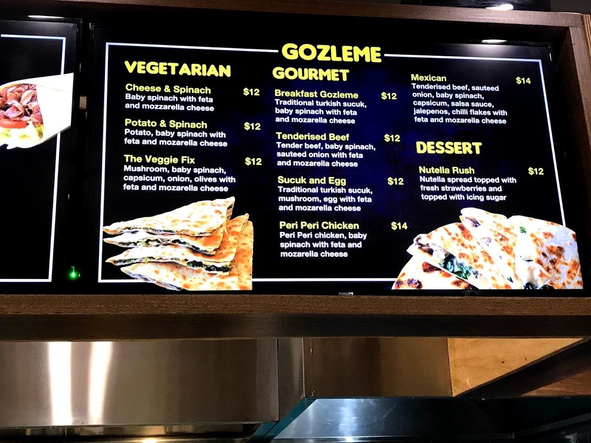 Menu at Zaza Flames Five Dock restaurant, Five Dock