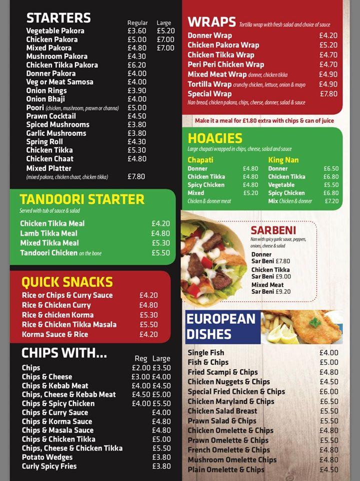 Menu At Village Tandoori Restaurant Buchlyvie Main St   R973 Village Tandoori Menu 2021 09 