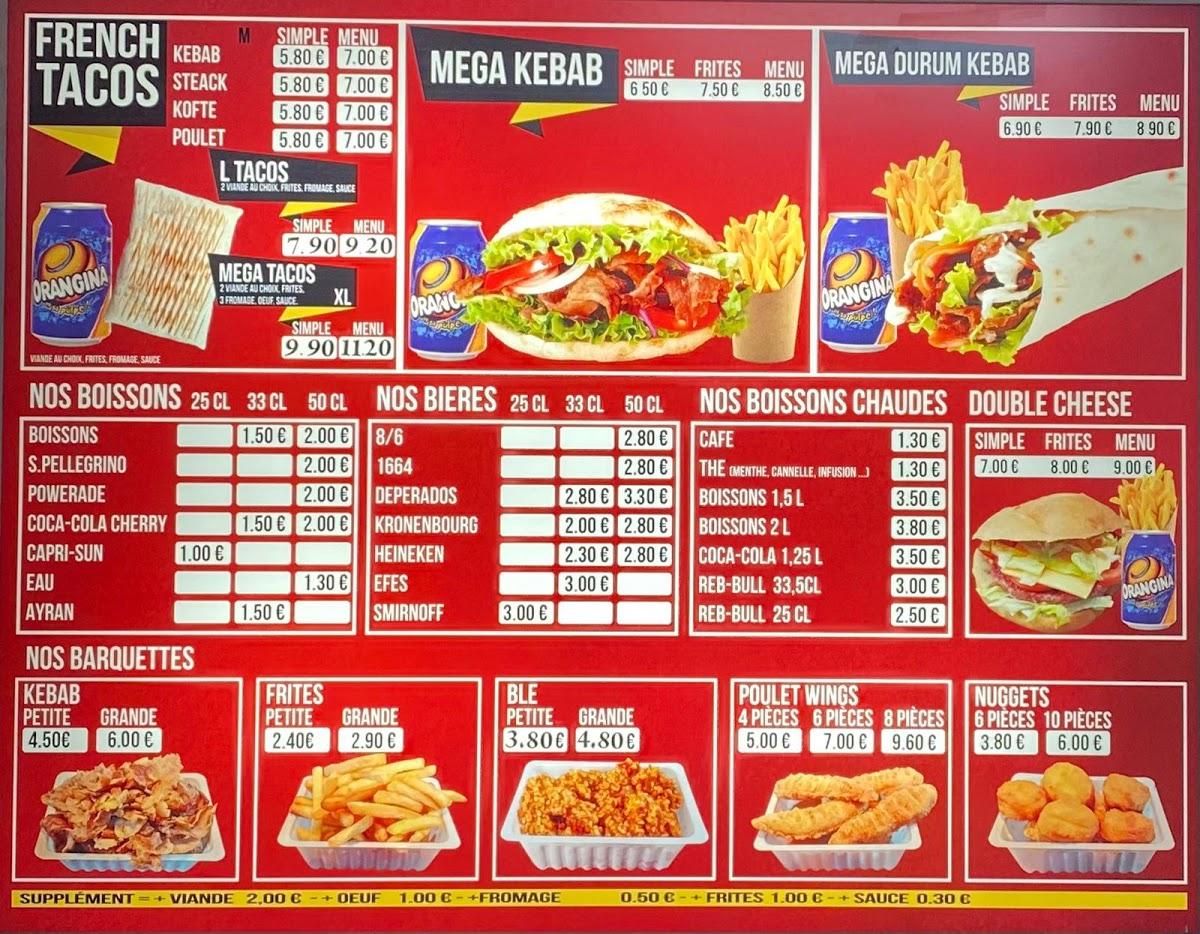 Décrypter 65+ imagen carte menu kebab - fr.thptnganamst.edu.vn