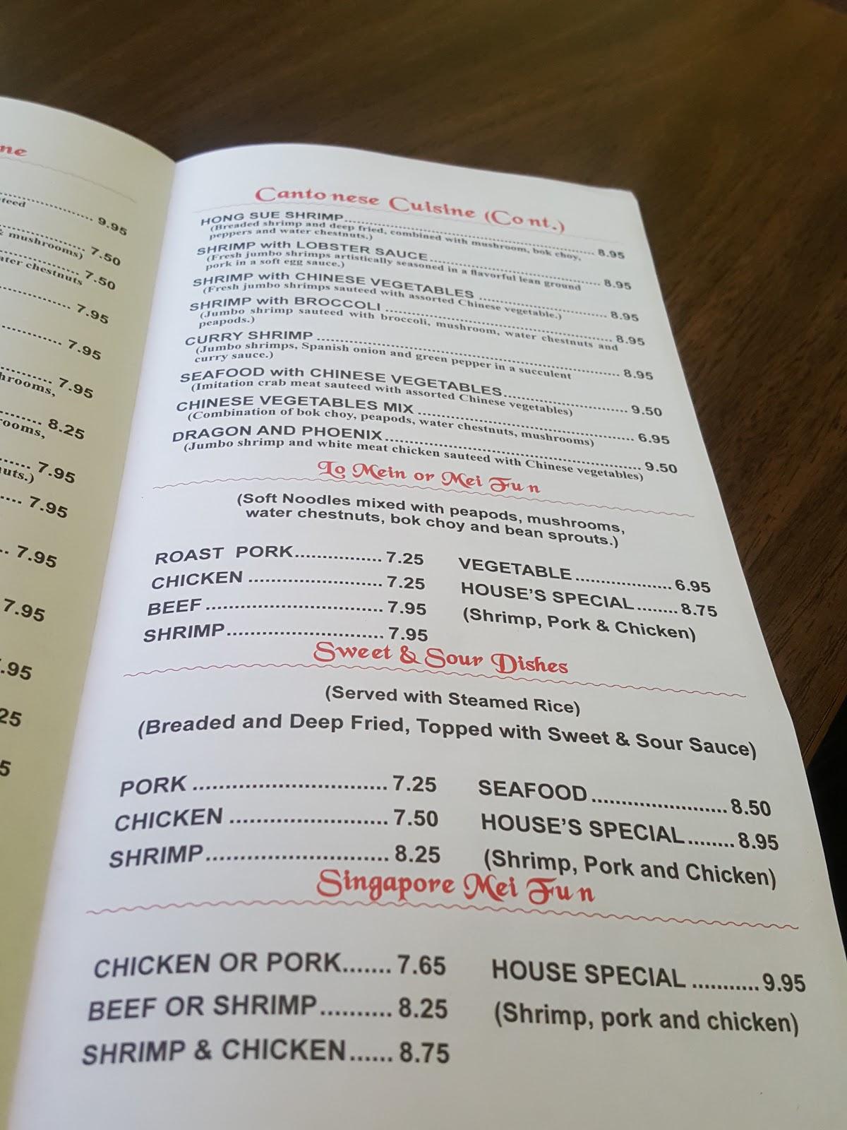 Menu at Far East Chinese Restaurant, Maple Heights, Warrensville Center Rd
