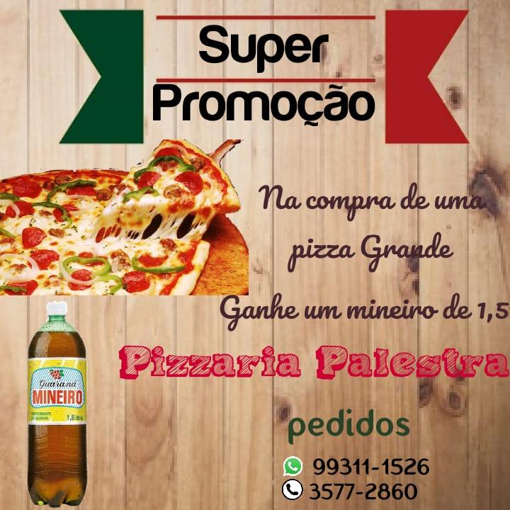 Pizzaria Palestra Trindade GO cardápio