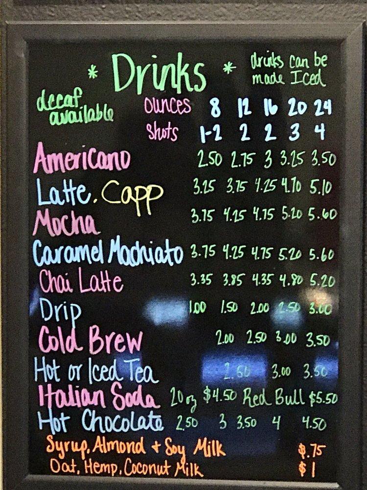 Menu at Cafe Minee Bakery & Espresso, Snoqualmie
