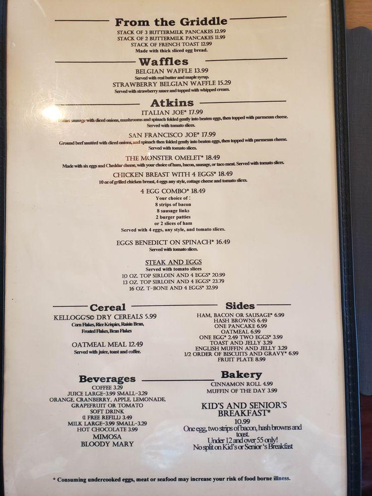 Menu at Nikki's Restaurant & Lounge, Covington, 174th Pl SE