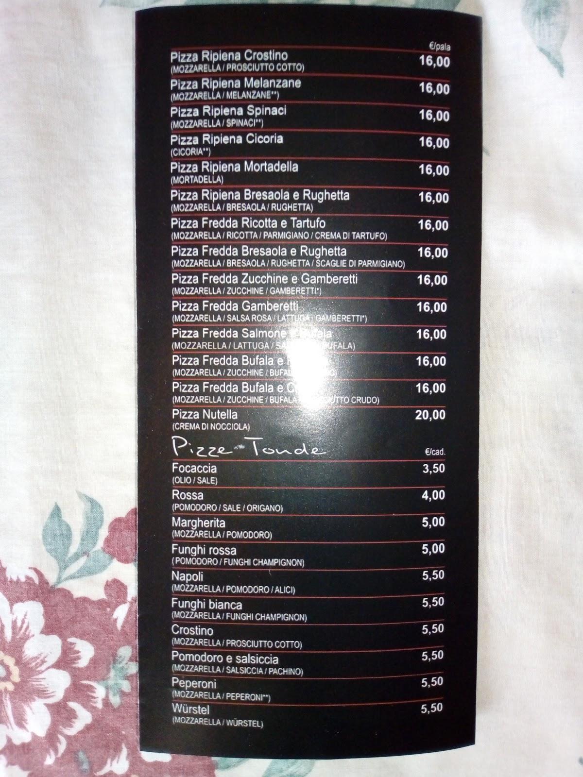 Menu di Pizza 1.0 