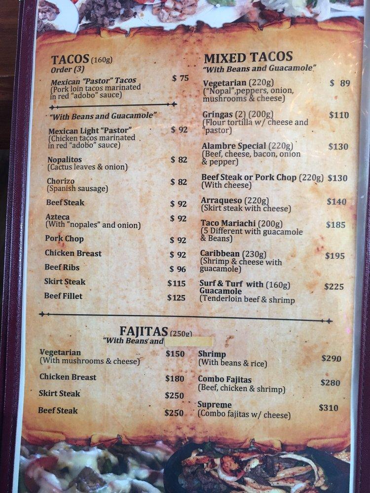 Menu At La Parrilla Plaza La Isla Canc N Blvd Kukulcan S N