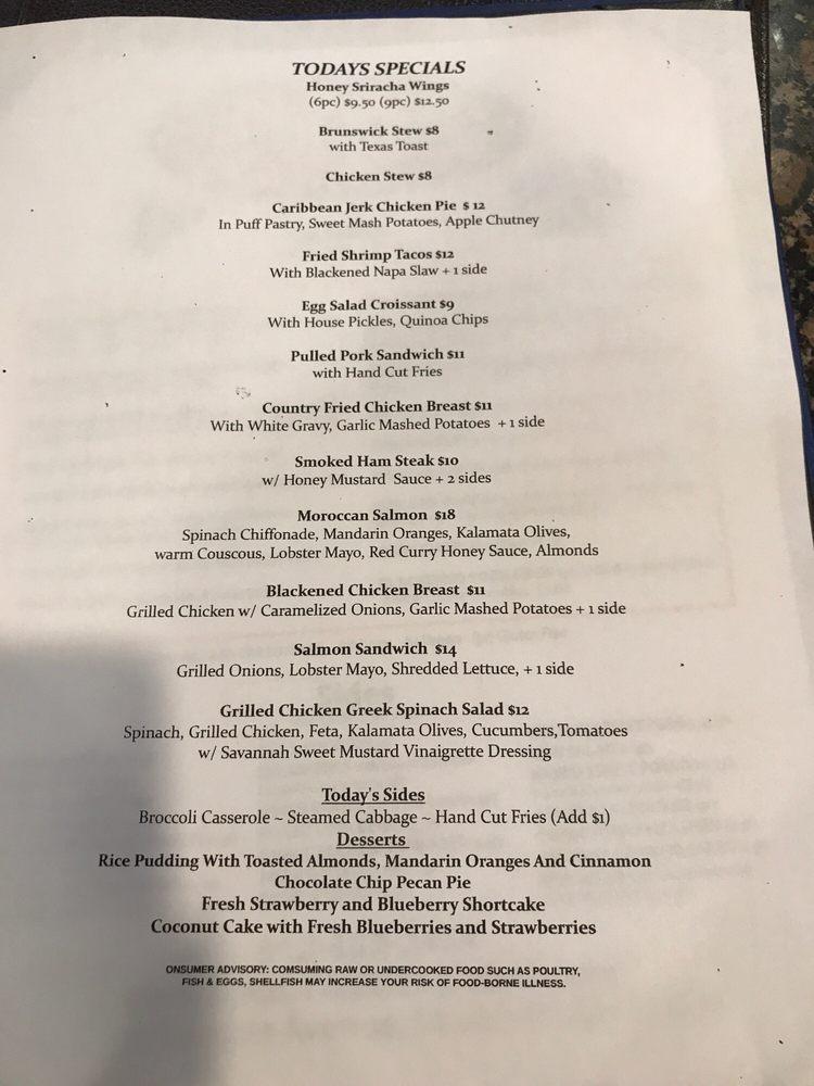 Menu At Sweet Potatoes Kitchen Restaurant, Savannah