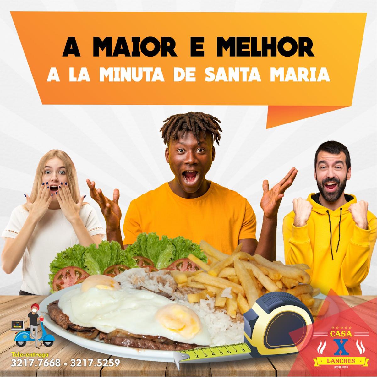 Instruções de Direção para Casa X Lanches, Av. Ângelo Bolson, 244, Santa  Maria - Waze