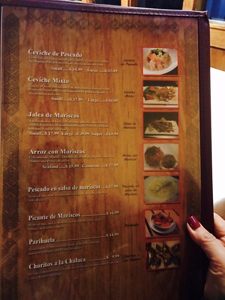 Menu at El Pique Peruvian & Mexican Restaurant, Burien
