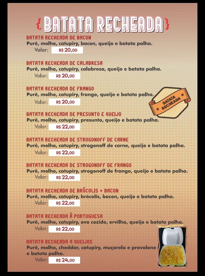 Restaurante e choperia GARAGEM DO HOT DOG cardápio