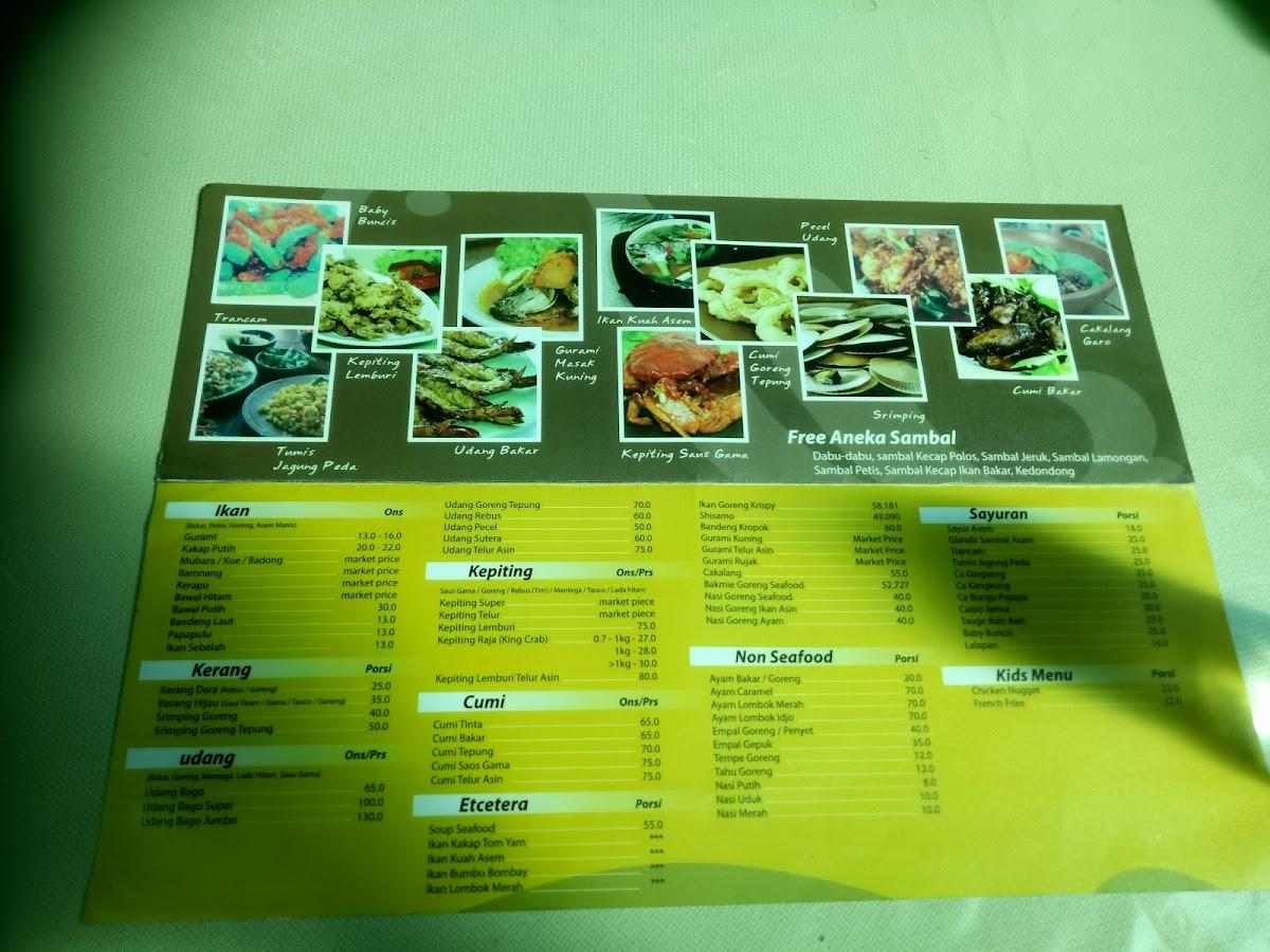 Menu At Gama Ikan Bakar & Seafood Restaurant, Semarang