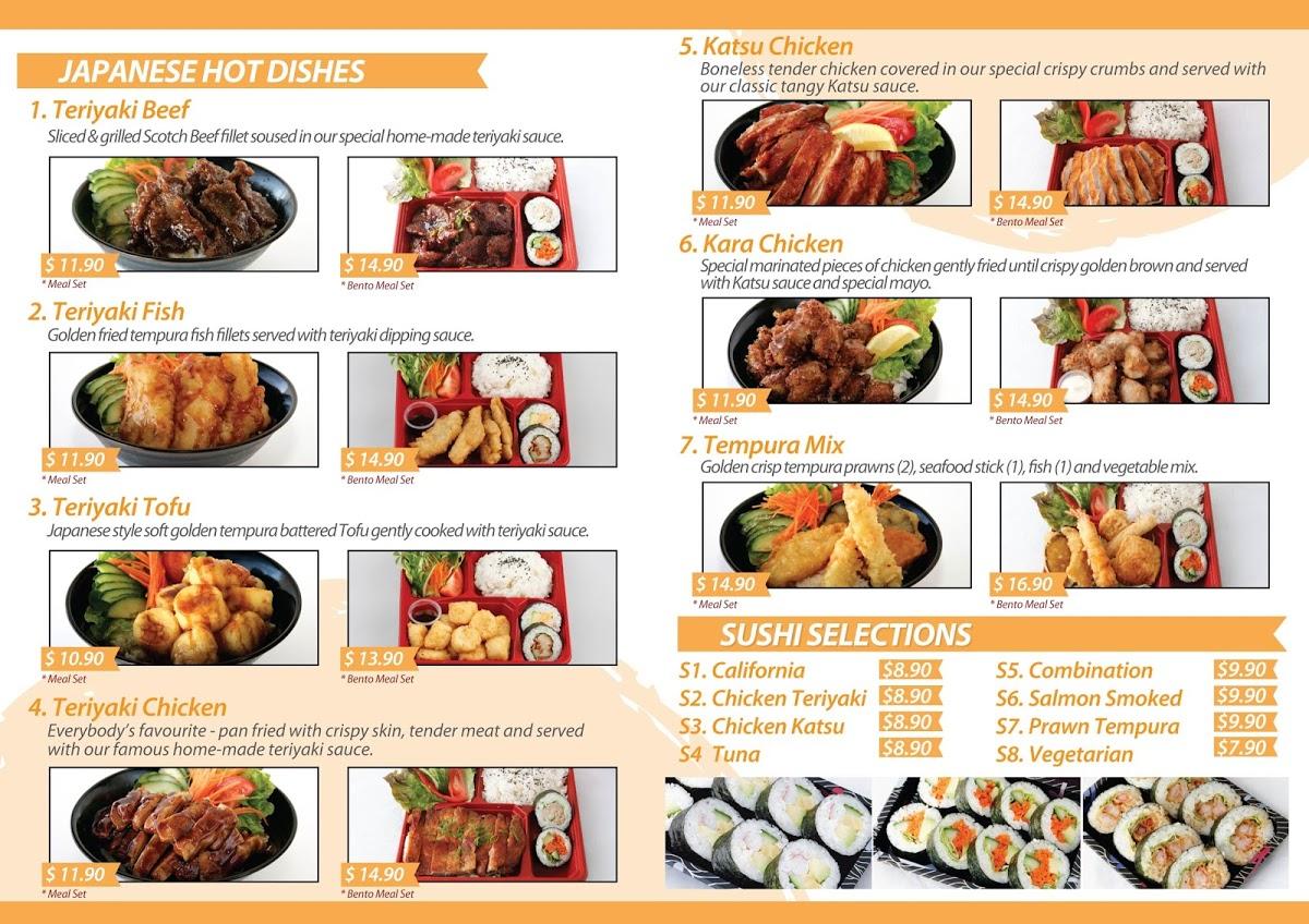 Menu at DancinWok & Sushi Master restaurant, Cooloongup