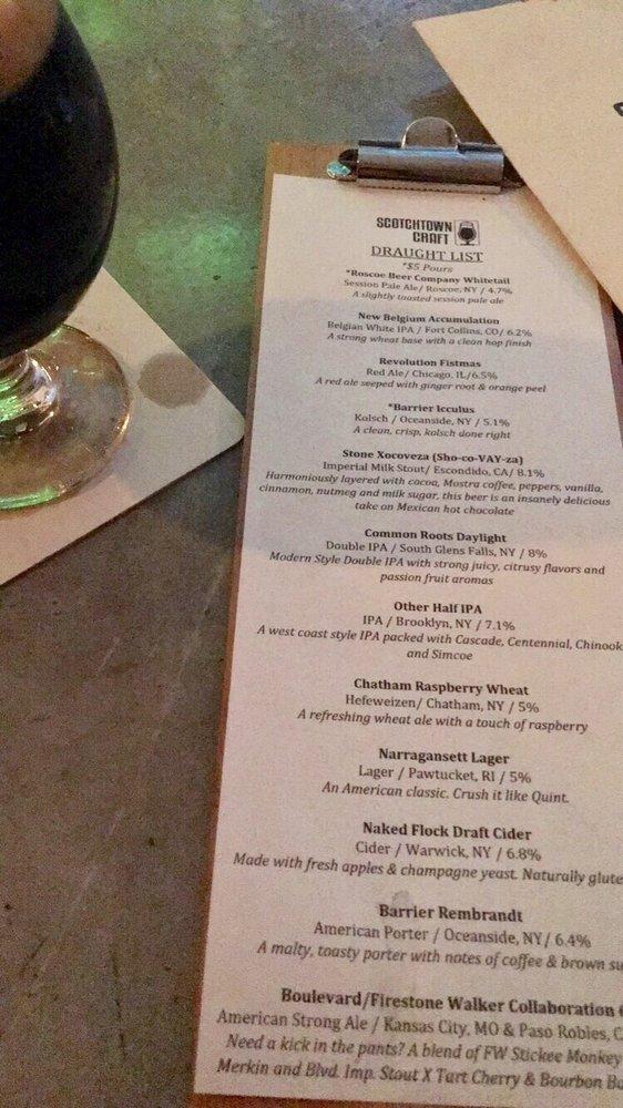 Menu at Scotchtown Craft pub & bar, Scotchtown