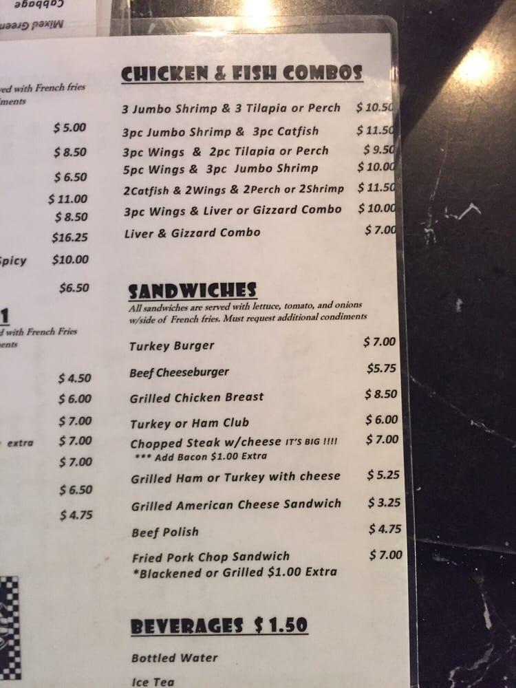 Menu at Geno's Kitchen & Catering pub & bar, Calumet Park, S Ashland Ave