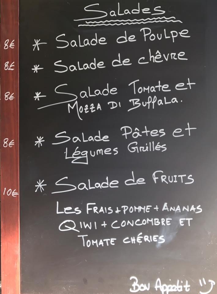 Menu at City snack restaurant, Marseille, 9 Pl. Félix Baret
