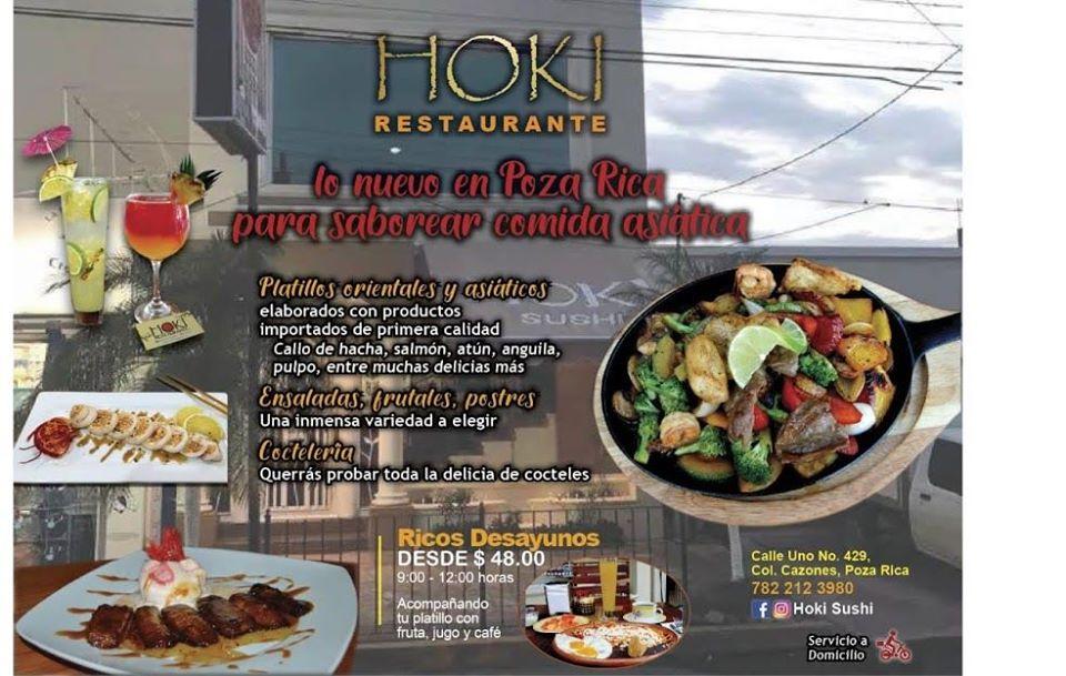 Menu at HOKY SUSHI POZA RICA restaurant, Poza Rica de Hidalgo