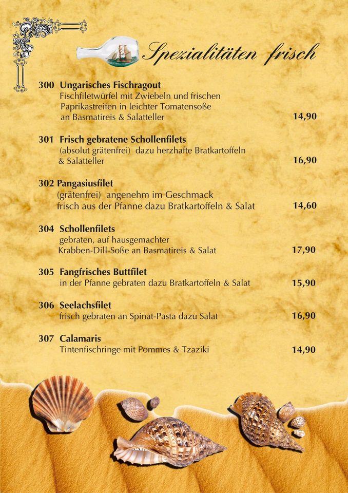 Speisekarte von Ristorante Pizzeria Santa Maria, Dornum
