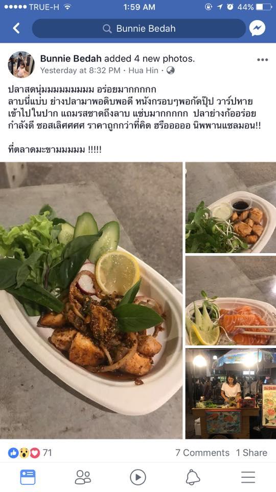 Menu at Du Do Salmon Doo, Hua Hin