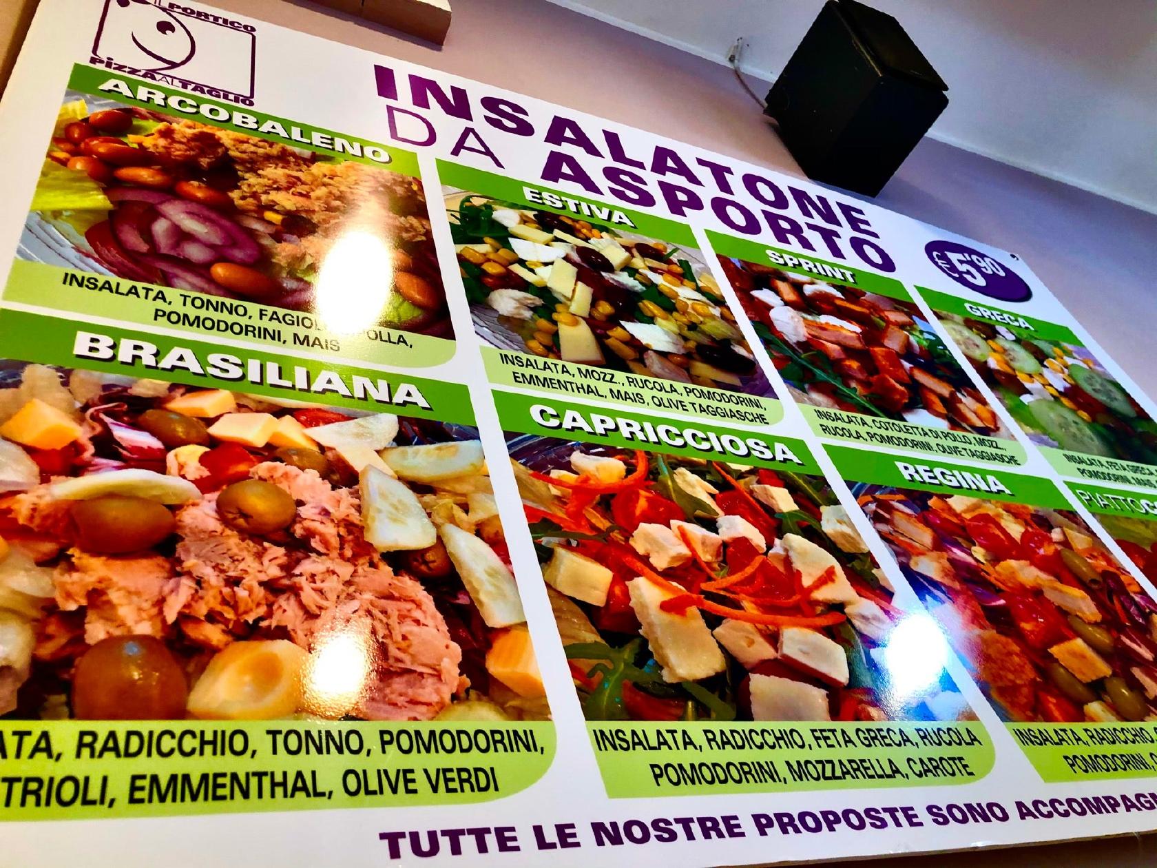 Menu da Pizza al Taglio "Le Pizzette" l'altro modo di gustare la pizza ristorante, San