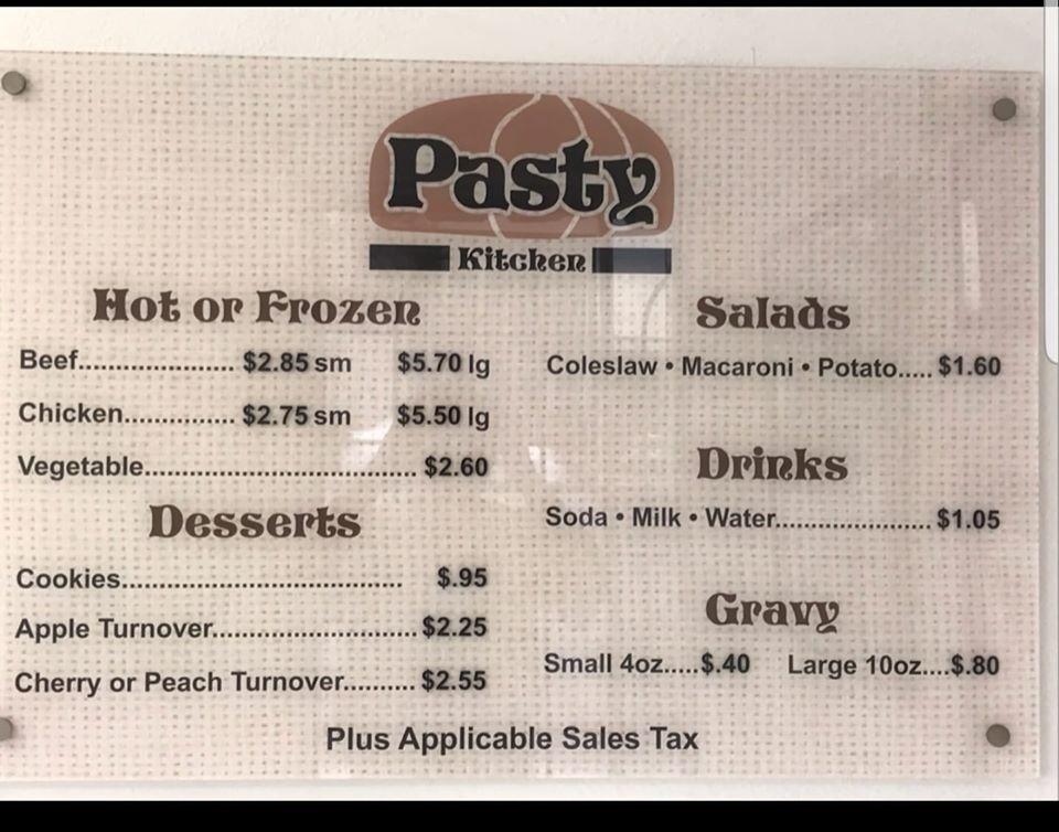 Menu At Pasty Kitchen Restaurant Los Alamitos   R998 Pasty Kitchen Menu 